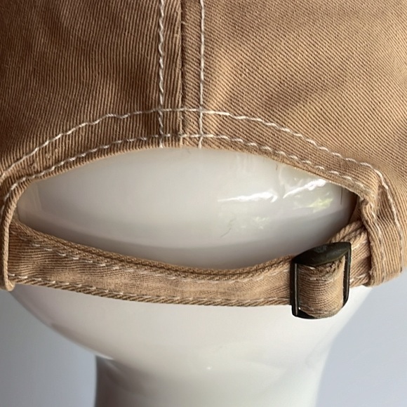 Levi’s Ball Cap Leather Patch Khaki Baseball Cap Hat - Picture 5 of 12